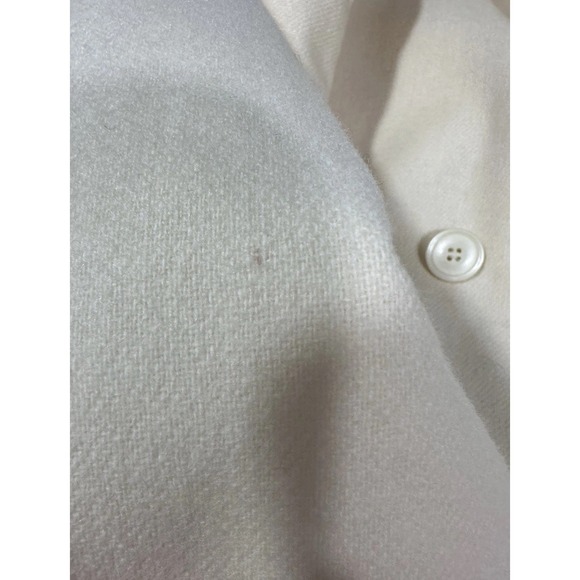 Vtg Norton McNaughton Blazer Womens 12 Ivory Wool Double Breasted Old Money Read - Picture 13 of 14